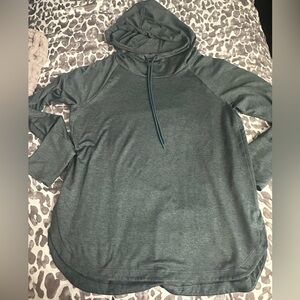 Athleta scallop hem hoodie sz LG